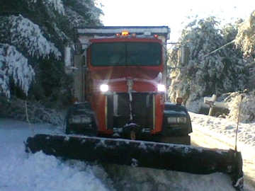 McCraw Trucking, Inc. Plowing Snow